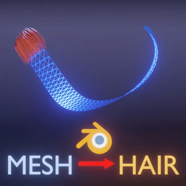 Mesh hair groom