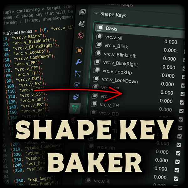 Shape Key Baker script