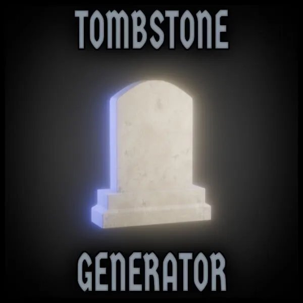Tombstone generator